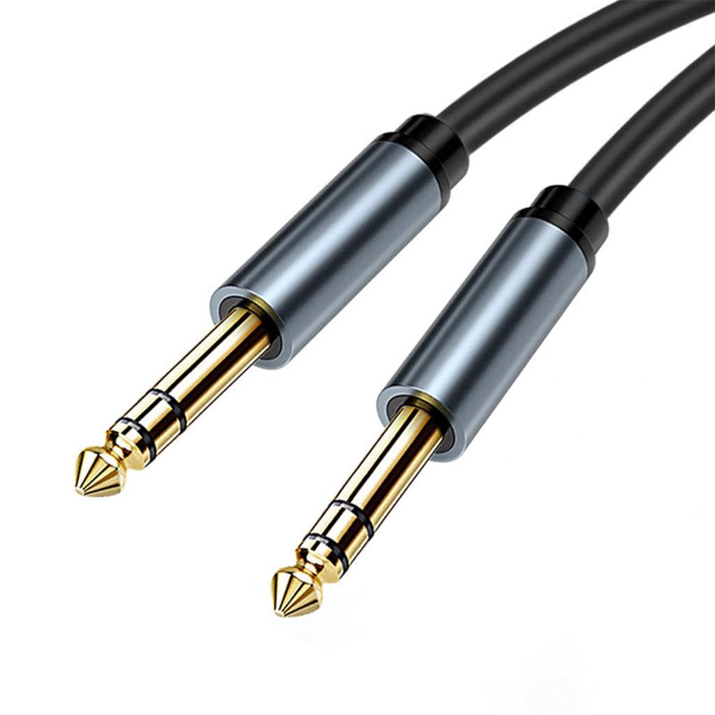 ZORBES Instrument Audio Cable 6.35mm to 6.35 mm Audio Cable, 1/4-inch to 1/4-inch Cable Audio Cable 6.6ft Audio Cable for Electric Guitars, Basses, Keyboards, Mixing Boards ZORBES Instrument Audio Cable 6.35mm to 6.35 mm Audio Cable, 1/4-inch to 1/4-inch Cable Audio Cable 6.6ft Audio Cable for Electric Guitars, Basses, Keyboards, Mixing Boards